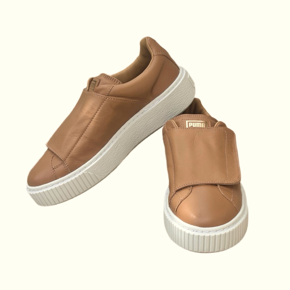 New Puma Basket Platform Slip-On Sneakers